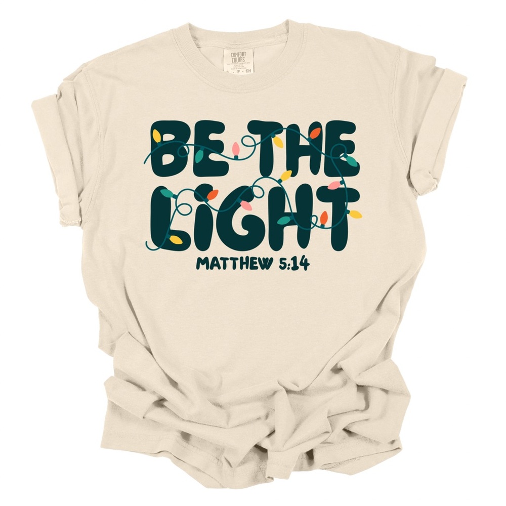Be The Light Graphic Tee - Cream